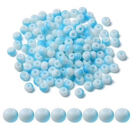 6/0 Opaque Glass Seed Beads SEED-YW0002-13H-1
