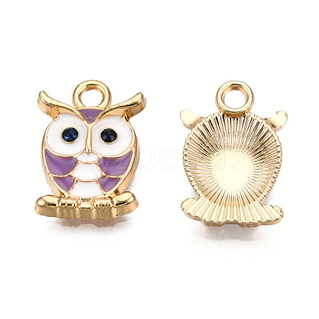 Alloy Enamel Pendants ENAM-S119-014D-1