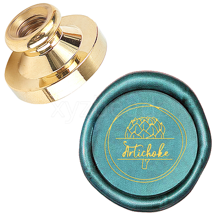 Wax Seal Brass Stamp Head AJEW-WH0130-759-1