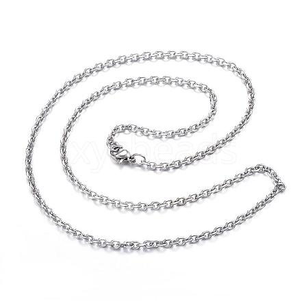 Tarnish Resistant 304 Stainless Steel Necklaces NJEW-E080-12P-1