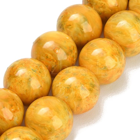 Baking Paint Glass Beads Strands GL-CBA8F4B-02A-1