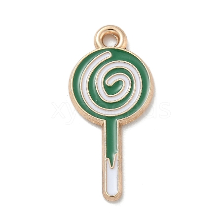 Christmas Theme Alloy Enamel Pendants ENAM-K074-02E-02-1