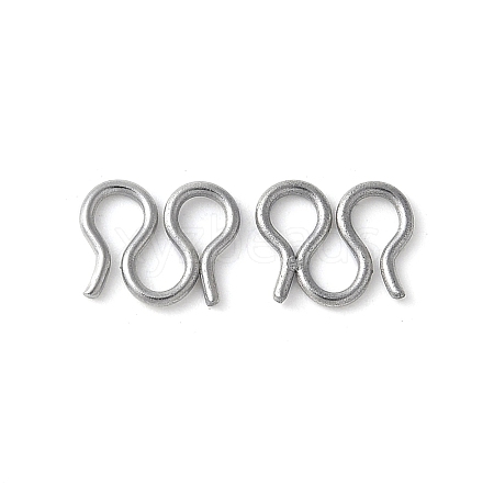 304 Stainless Steel S-Hook Clasps STAS-Z124-04D-P-1