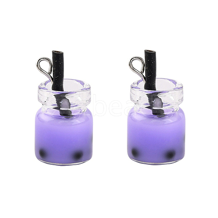 Glass Bottle Pendants CRES-S359-01F-1