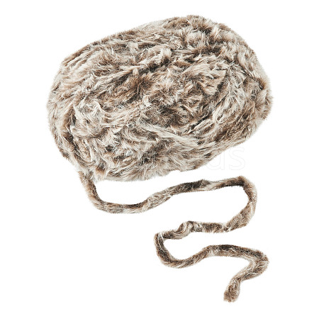 Super Bulky Imitation Fur Polyester Yarn OCOR-TAC0016-36G-1