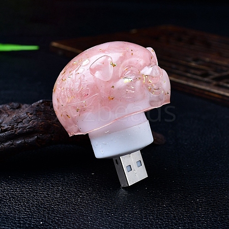 Resin Pig Shape USB Night Light PW-WG82AA3-11-1