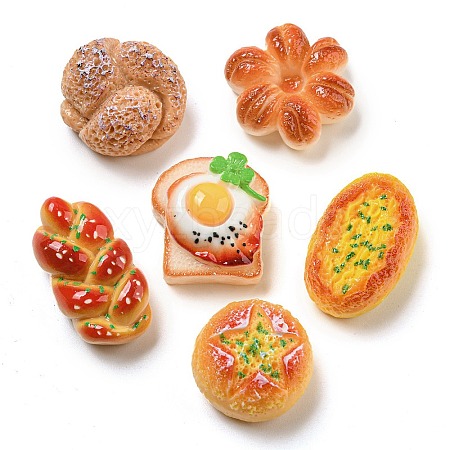 Opaque Resin Imitation Food Decoden Cabochons RESI-G100-01E-1