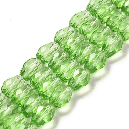 Glass Beads Strands X-EGLA-E010-8x12mm-14-1