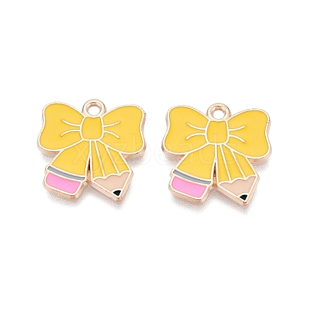 Alloy Enamel Pendants ENAM-Q004-01KCG-13-1