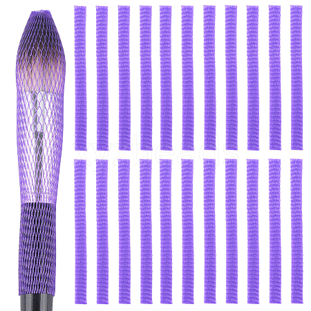 Gorgecraft 100Pcs Mesh Net Makeup Brush Protector MRMJ-GF0001-47A-1