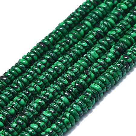 Synthetic Malachite Beads Strands G-K245-B01-02-1