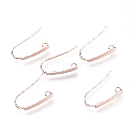 304 Stainless Steel Earring Hooks X-STAS-K211-02RG-1