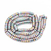 Electroplate Non-magnetic Synthetic Hematite Beads Strands G-T061-141D-2