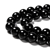Natural Eyeless Obsidian Beads Strands G-K123-06-12mm-3