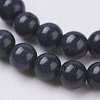Natural Mashan Jade Round Beads Strands G-D263-4mm-M-3