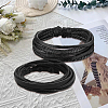 1Pc Cowhide Leather Cord Multi-strand Bracelets BJEW-CL0001-48B-4