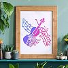 Plastic Reusable Drawing Painting Stencils Templates DIY-WH0172-186-5