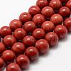 Natural Red Jasper Beads Strands G-E375-10mm-03-2