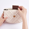 Rectangle PU Leather Ring Bags ABAG-WH0047-01C-3