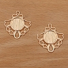 Alloy Pendant Cabochon Settings PW-WGB5C45-03-1