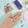 48Pcs 8 Colors PVC Plastic Mobile Dustproof Plugs HJEW-SC0003-31A-3