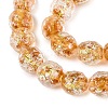 Handmade Foil Glass Beads Strands FOIL-Q002-05A-3