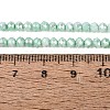 Anti-Tarnish Electroplate Rondelle Glass Beads Strands EGLA-T021-3mm-17-08-4