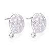 Non-Tarnish 304 Stainless Steel Stud Earring Findings STAS-P245-29P-1