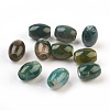 Natural Indian Agate European Beads X-G-F580-A02-1