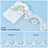 Polyester Flower Lace Trim Ribbon OCOR-WH0073-70-2