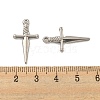 Non-Tarnish 304 Stainless Steel Pendants X-STAS-O004-06A-P-3