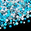 Transparent & Opaque Acrylic Bead OACR-TAC0002-08C-3