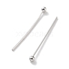 Rhodium Plated 925 Sterling Silver Ball Head Pins STER-M117-05A-P-2