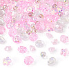 100Pcs 5 Styles Electroplate Transparent Glass Beads EGLA-TA0013-35B-3