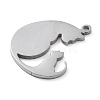 304 Stainless Steel Pendants STAS-I327-02P-01-2