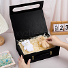 Folding Cardboard Paper Packing Boxes with Handles CON-WH0095-184-3