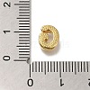 Rack Plating Brass Micro Pave Clear Cubic Zirconia Beads KK-G500-30G-G-3