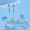 Unicraftale DIY Dagger Drop Earring Making Kit STAS-UN0036-34-3