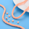 Handmade Polymer Clay Beads Strands CLAY-N008-35-7