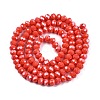 Electroplate Glass Beads Strands EGLA-A044-P4mm-A21-3
