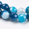 Natural Striped Agate/Banded Agate Beads Strands G-P364-18-6mm-3