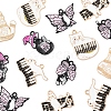 14Pcs 7 Styles Spray Painted Alloy Enamel Pendants ENAM-FS0002-63-3