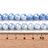 Anti-Tarnish Electroplate Glass Beads Strands GLAA-N010-8mm-02-5