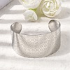 316L Surgical Stainless Steel Cuff Bangles BJEW-D454-01C-P-2