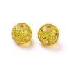 5 Colors Spray Painted & Baking Paint Crackle Glass Beads CCG-X0010-04-8mm-3