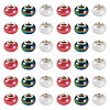 150Pcs Opaque Resin European Beads RESI-TA0004-72B-1