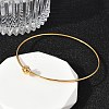 304 Stainless Steel Bangles for Women BJEW-C088-02G-2