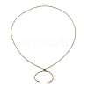 304 Stainless Steel Singapore Chain Necklace Making AJEW-JB01334-01-2