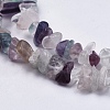 Natural Fluorite Stone Bead Strands G-R192-05-4