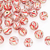 30Pcs Handmade Gold Sand Lampwork Beads LAMP-TA0002-37F-2